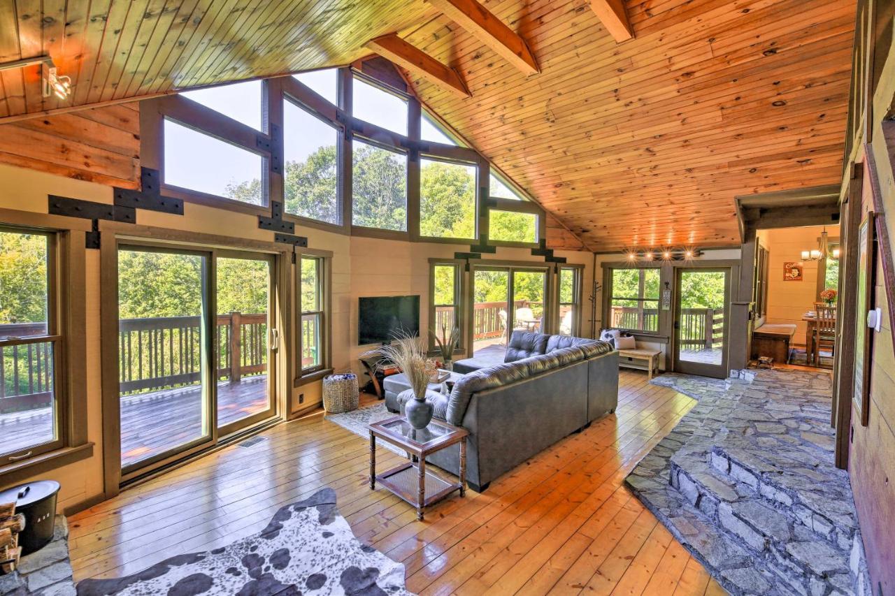 Dog-Friendly Cabin, 9 Mi To Sugar Mountain Resort 배너 앨크 외부 사진